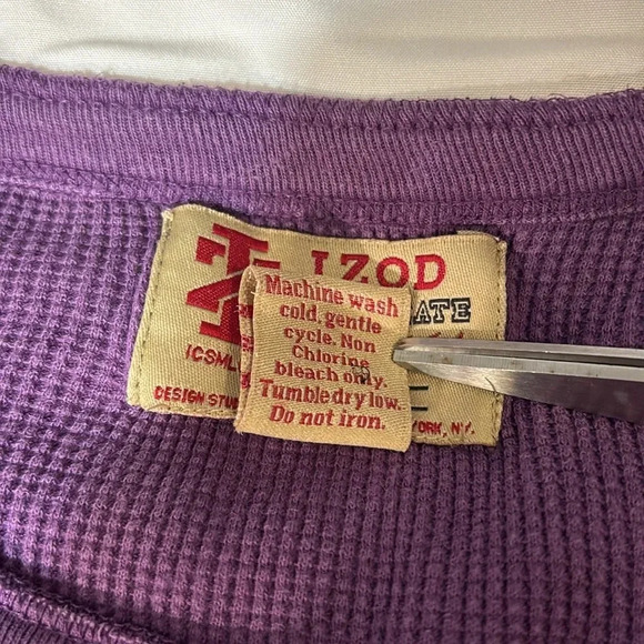 IZOD Kansas State University KSU Wildcats waffle Henley - Picture 5 of 10